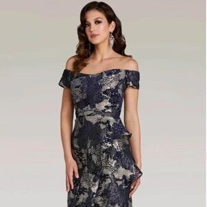 Gia Franco 12371 - Off Shoulder Sheath Evening Dress